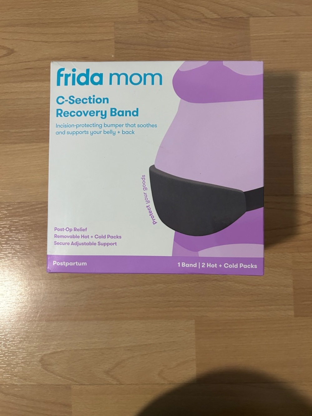 frida mom C-Section Recovery Band in Black - Postpartum Support